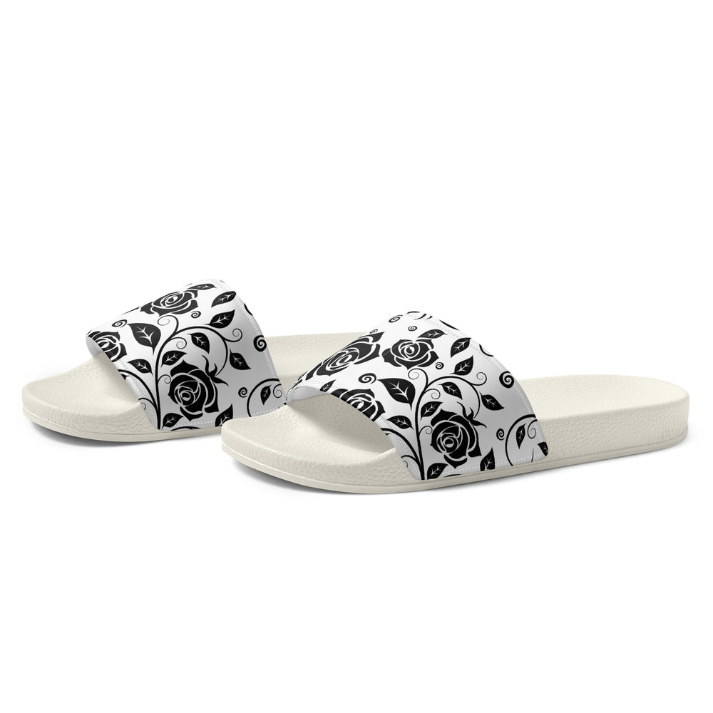 
                  
                    Floral White Men’s slides
                  
                