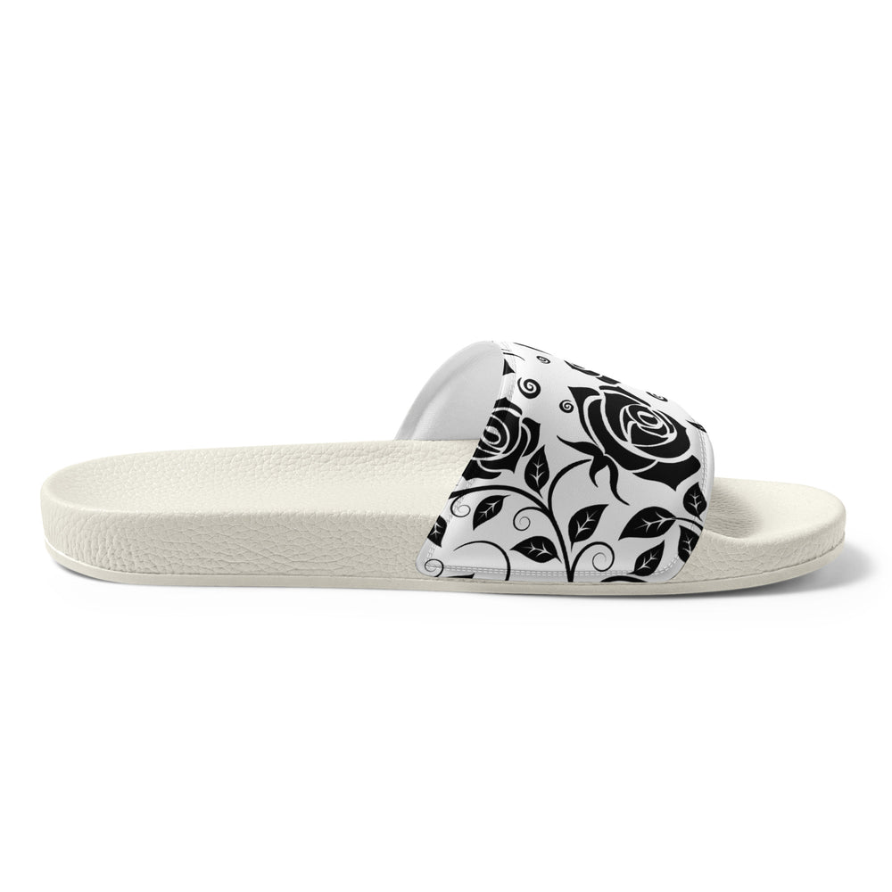 
                  
                    Floral White Men’s slides
                  
                