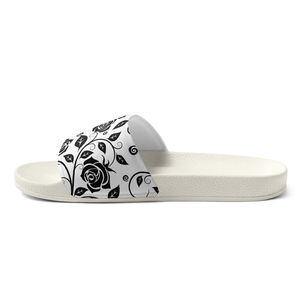 
                  
                    Floral White Men’s slides
                  
                