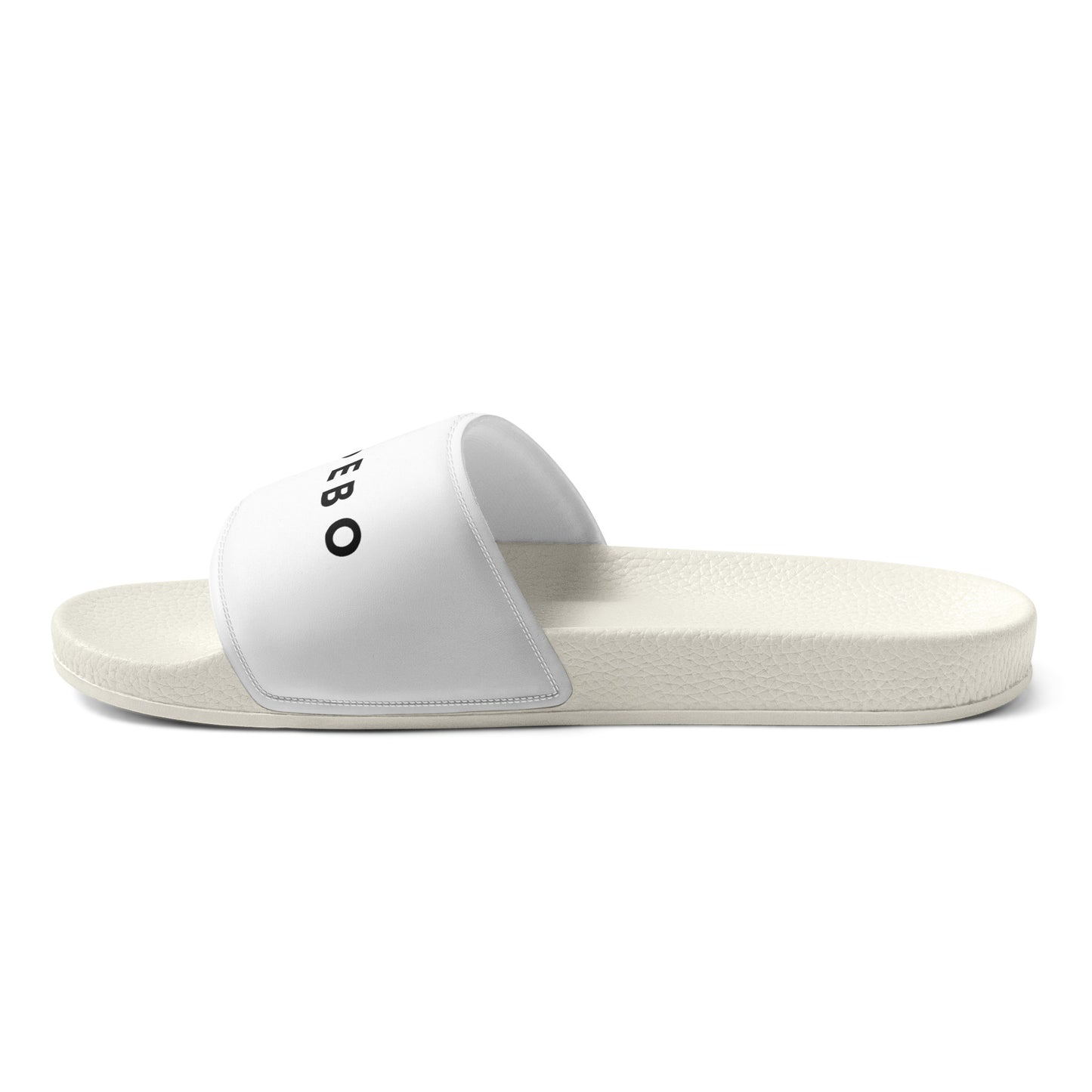 
                  
                    Phoebo White Men’s slides | Black Print
                  
                