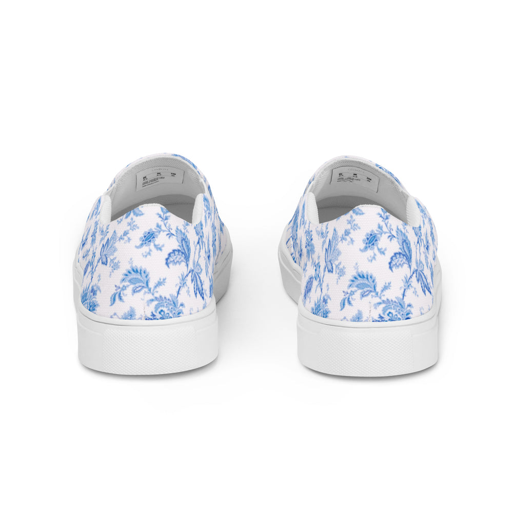 
                  
                    Floral Blue Men's Slip-On Canvas Shoes | Stylish and Comfortable Casual Footwear
                  
                