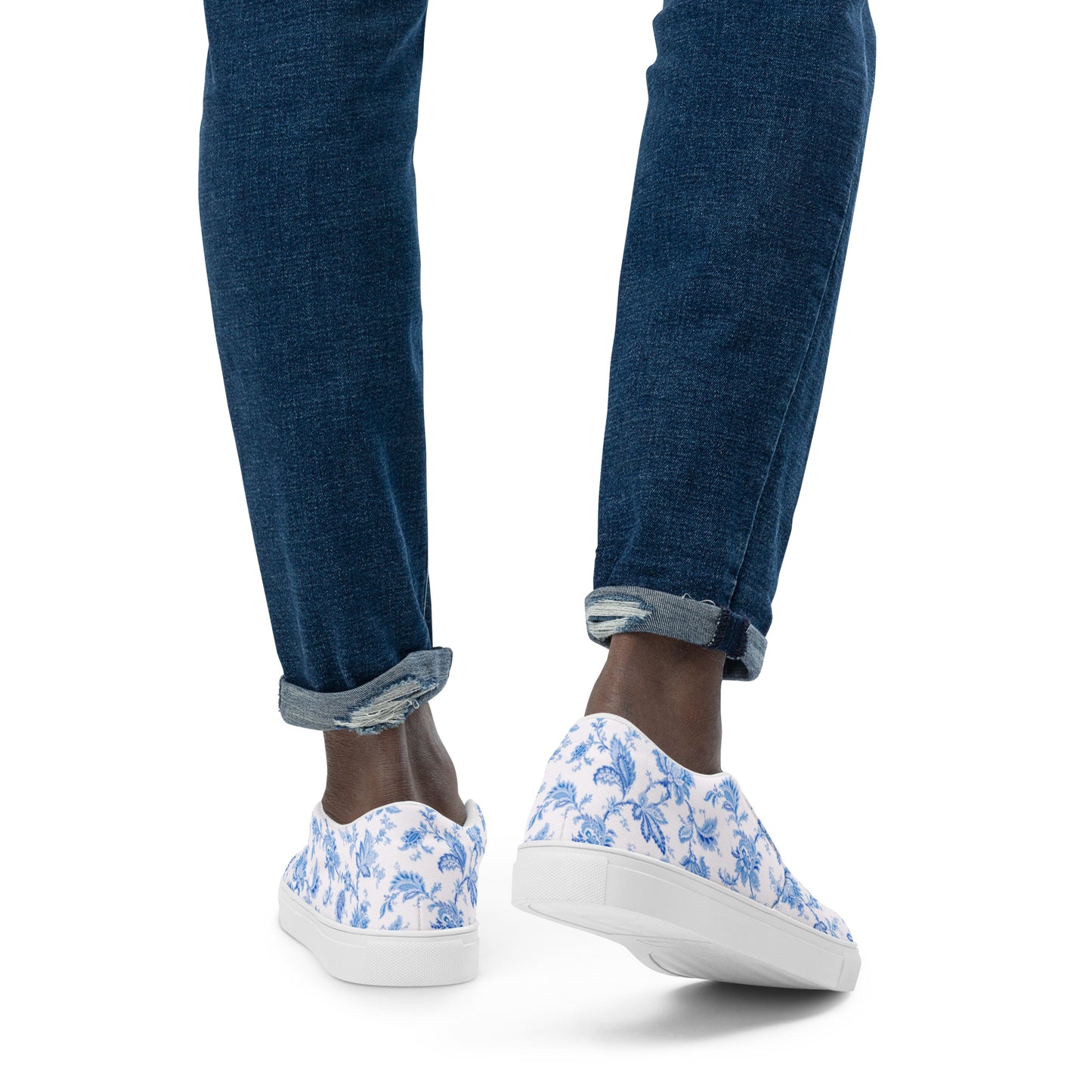 
                  
                    Floral Blue Men's Slip-On Canvas Shoes | Stylish and Comfortable Casual Footwear
                  
                