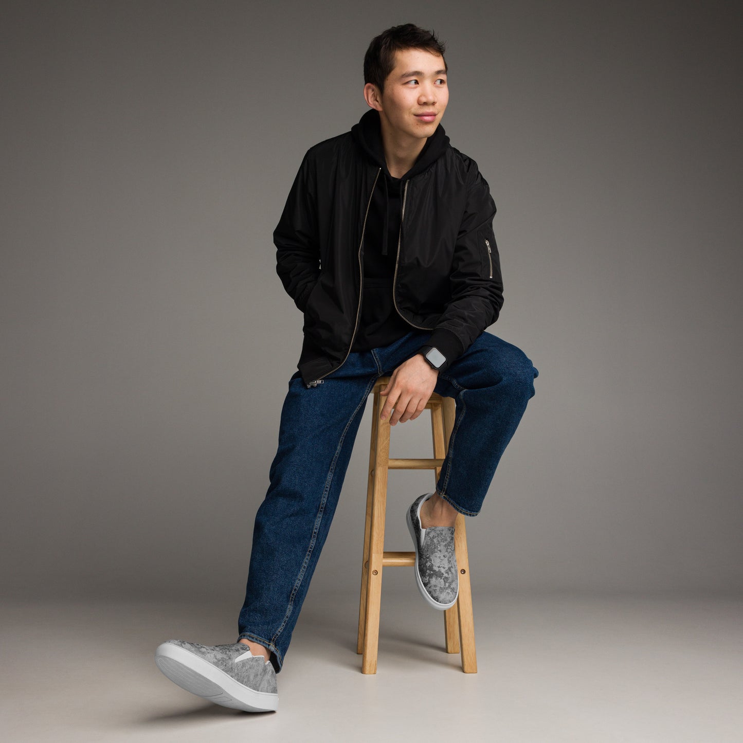 
                  
                    Men’s Grey Distressed Slip-On Canvas Shoes | For Effortless Style
                  
                