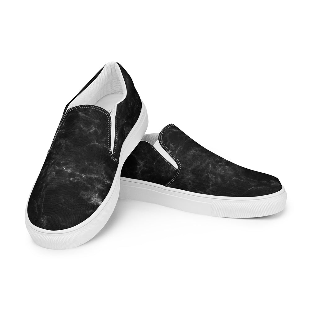 
                  
                    Men’s urban black slip-on canvas shoes
                  
                