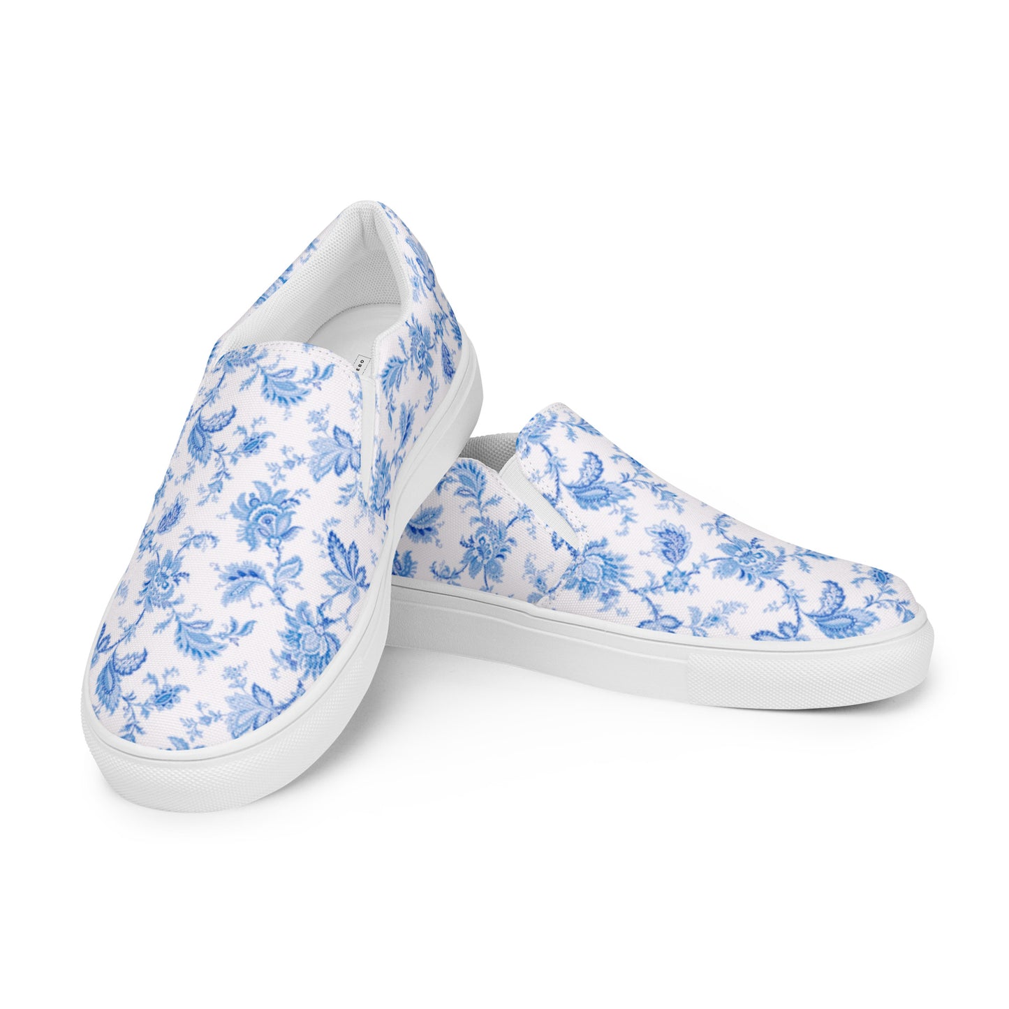 
                  
                    Floral Blue Men's Slip-On Canvas Shoes | Stylish and Comfortable Casual Footwear
                  
                