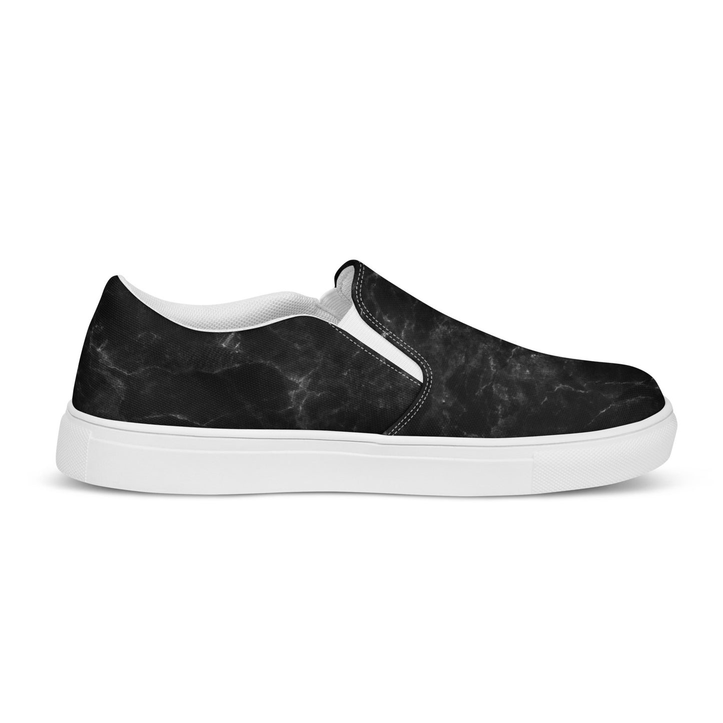 
                  
                    Men’s urban black slip-on canvas shoes
                  
                