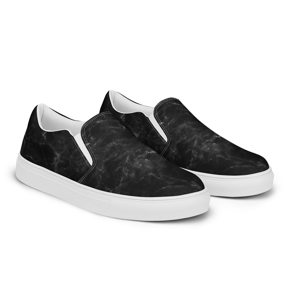 
                  
                    Men’s urban black slip-on canvas shoes
                  
                