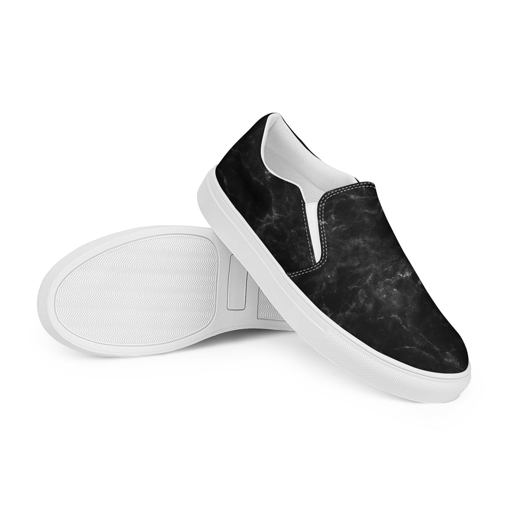 
                  
                    Men’s urban black slip-on canvas shoes
                  
                