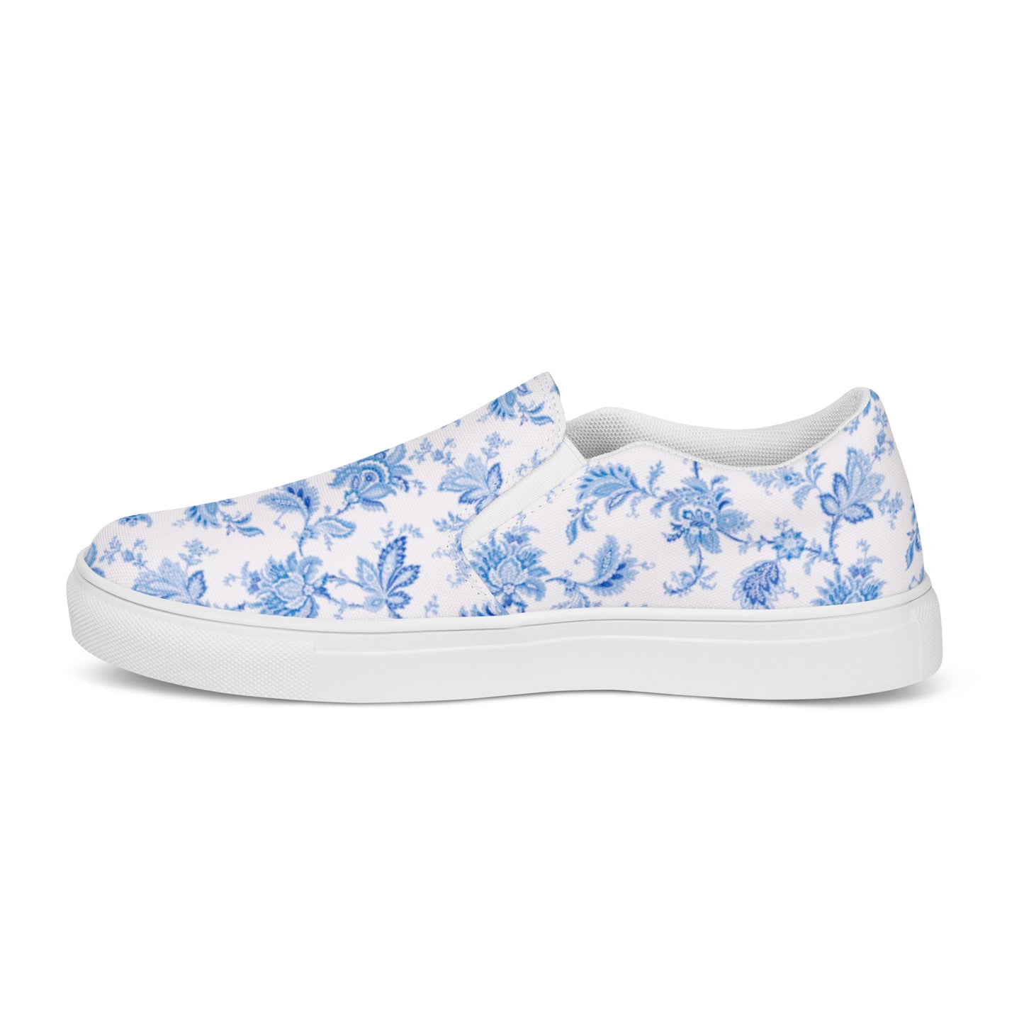 
                  
                    Floral Blue Men's Slip-On Canvas Shoes | Stylish and Comfortable Casual Footwear
                  
                