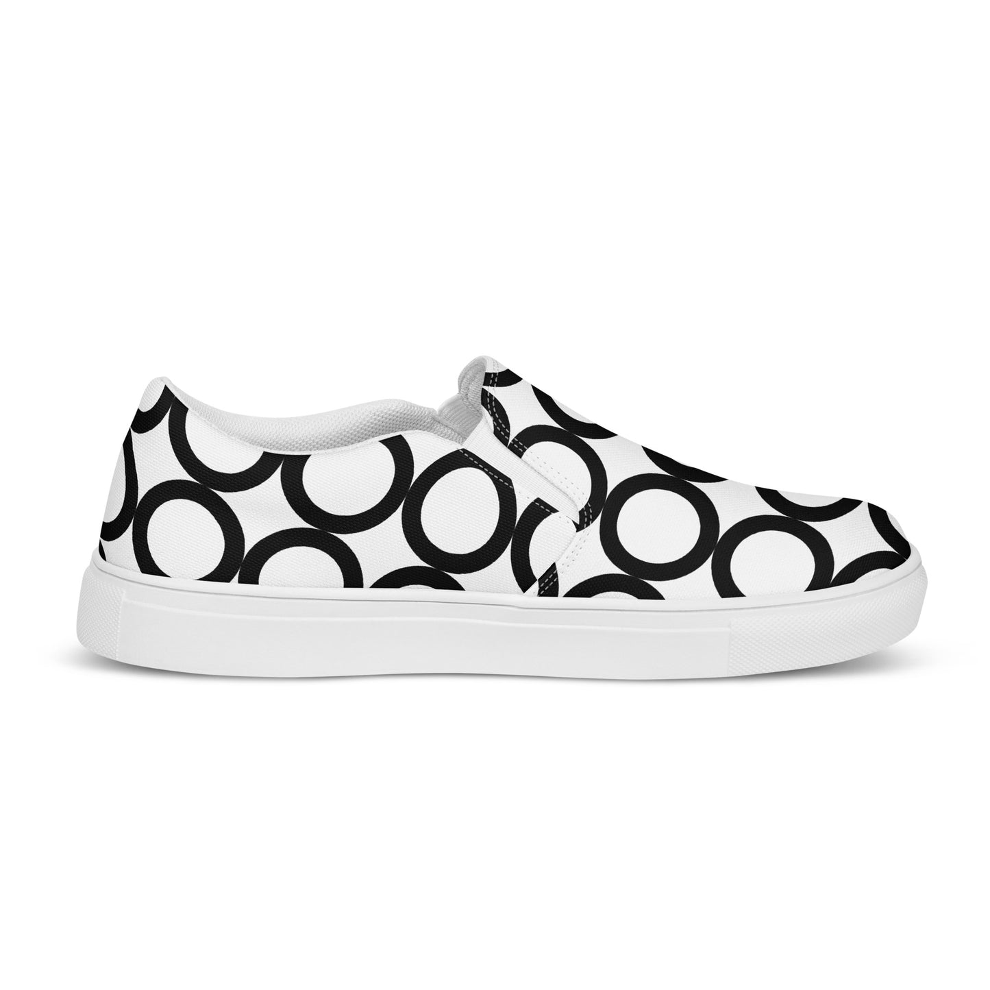 
                  
                    Black & White Men’s Slip-On Canvas Shoes | Comfortable and Casual for Everyday Wear
                  
                