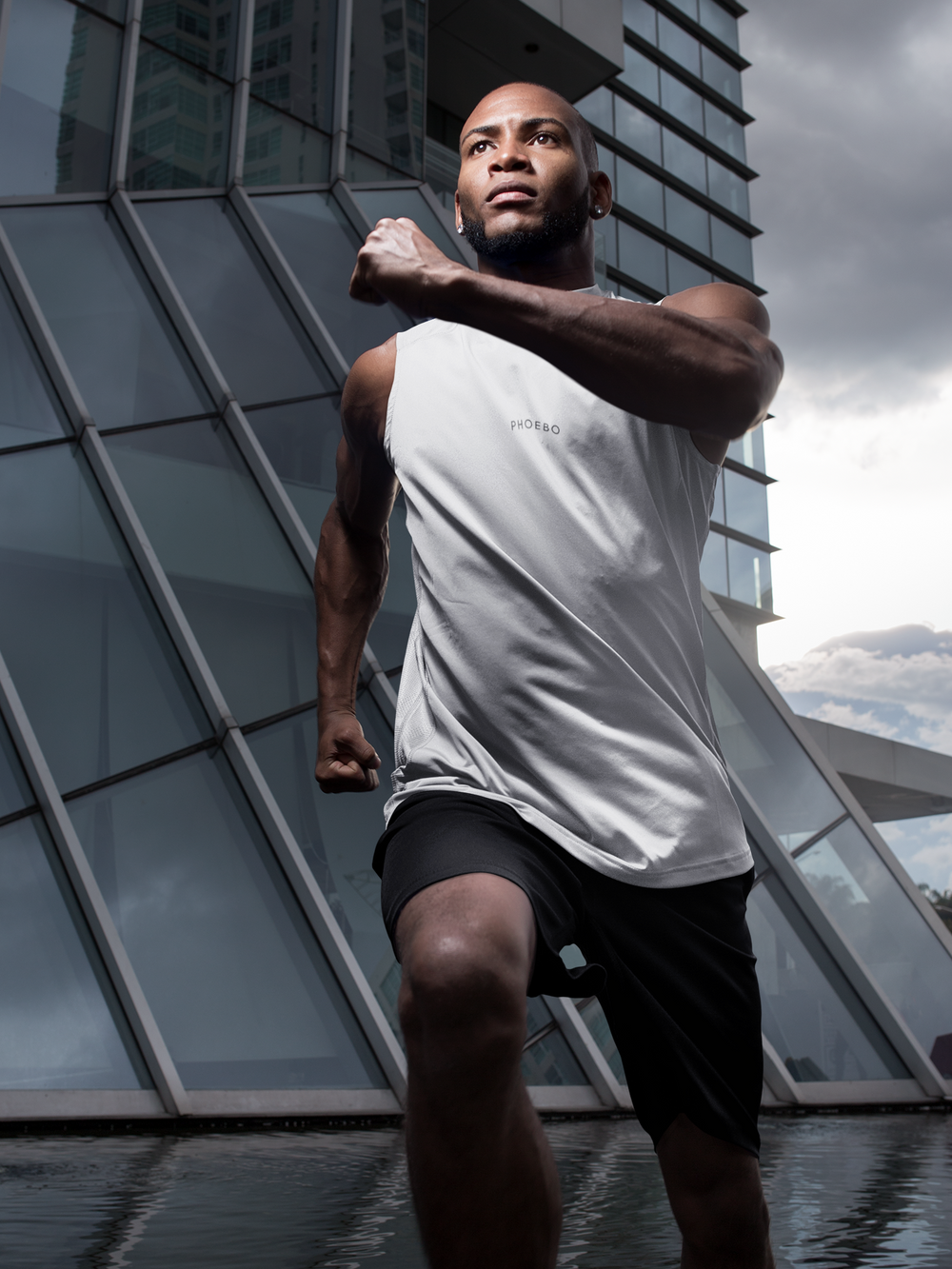 White Unisex Muscle Shirt | Sleek, Stylish, and Comfortable Activewear