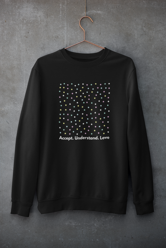 
                  
                    Colorful Unisex Sweatshirt | Accept, Understand, Love
                  
                