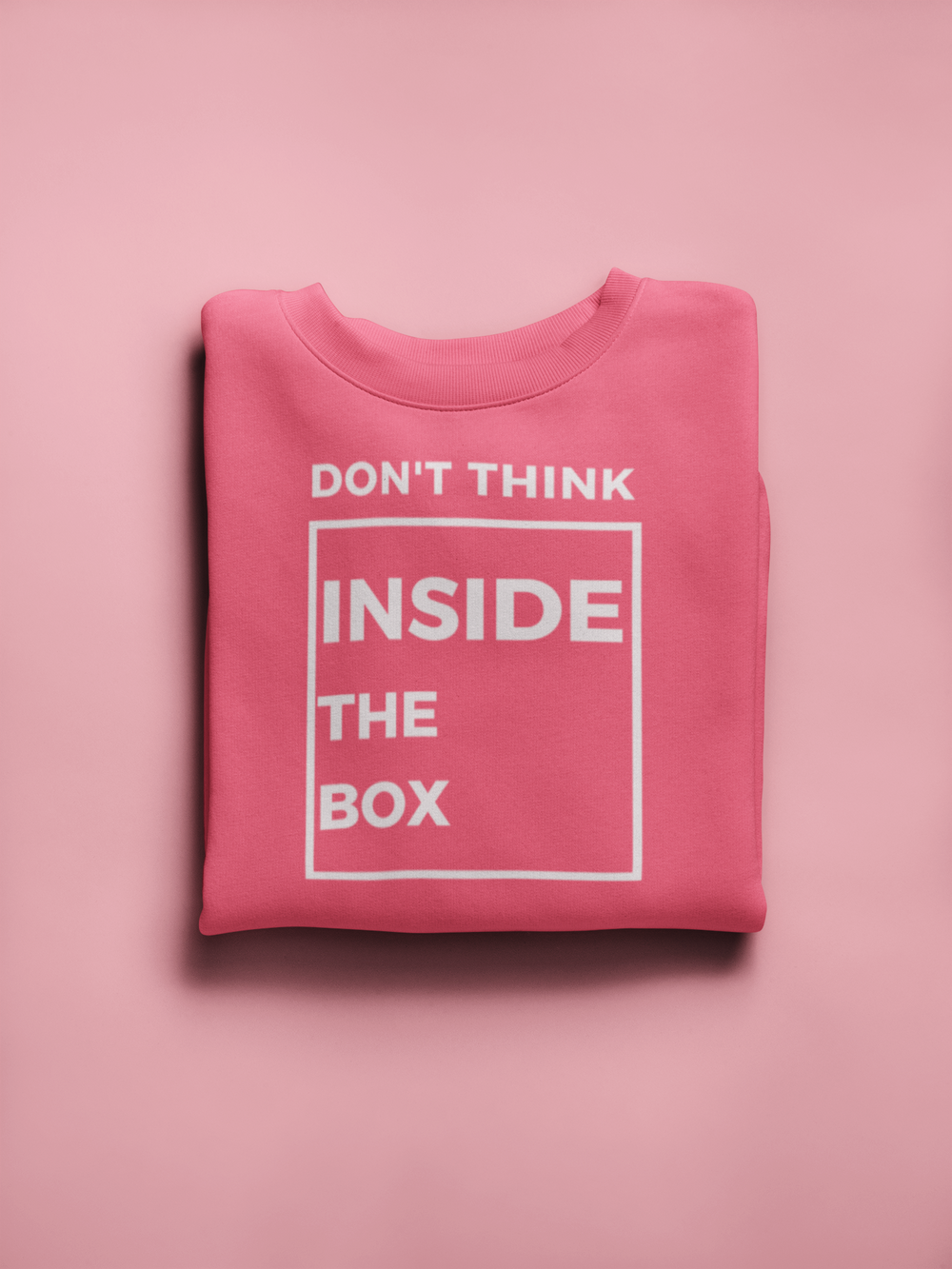 Phoebo Pink Unisex Sweatshirt | Bold Statement Print