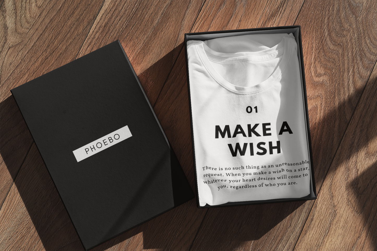 
                  
                    Unisex 'Make A Wish' White T-Shirt | Inspirational, for Positive Vibes
                  
                