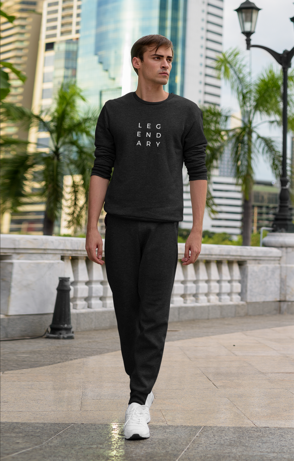 Black Legendary Unisex Sweatshirt | Stylish and Comfortable for Everyday Wear