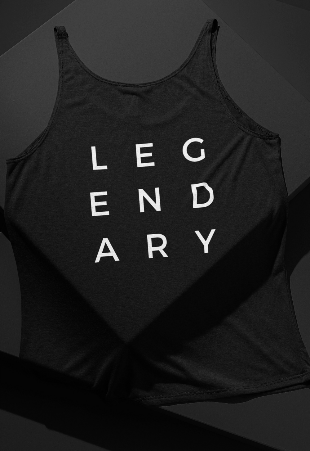 Legendary Black Jersey Tank | Unleash Your Inner Legend