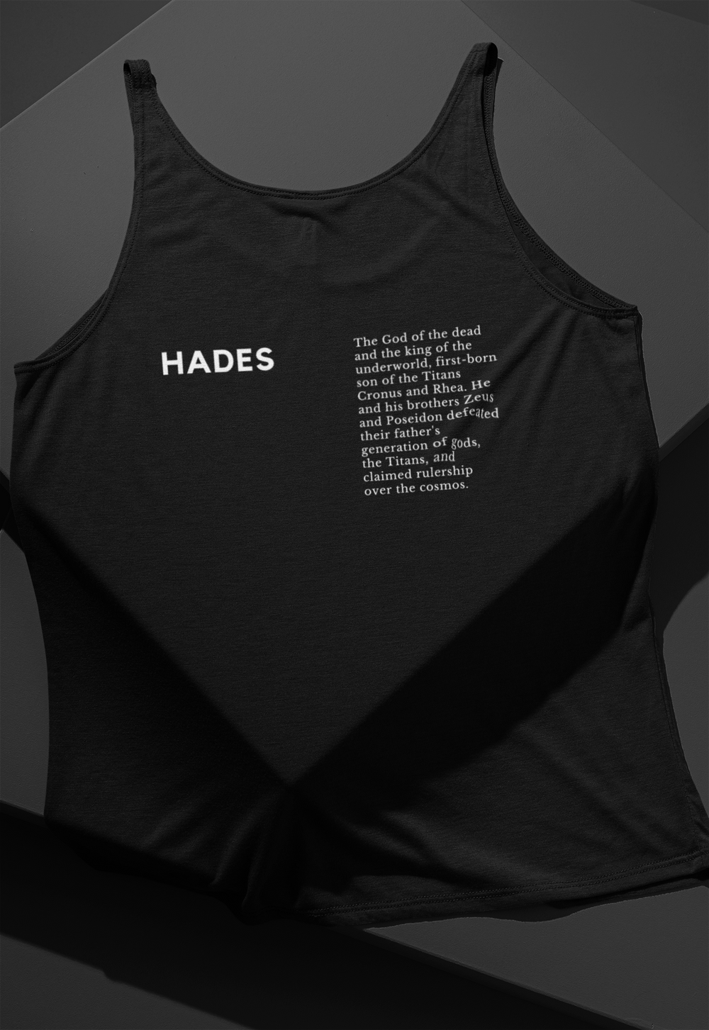 Hades Jersey Tank | God of the Underworld