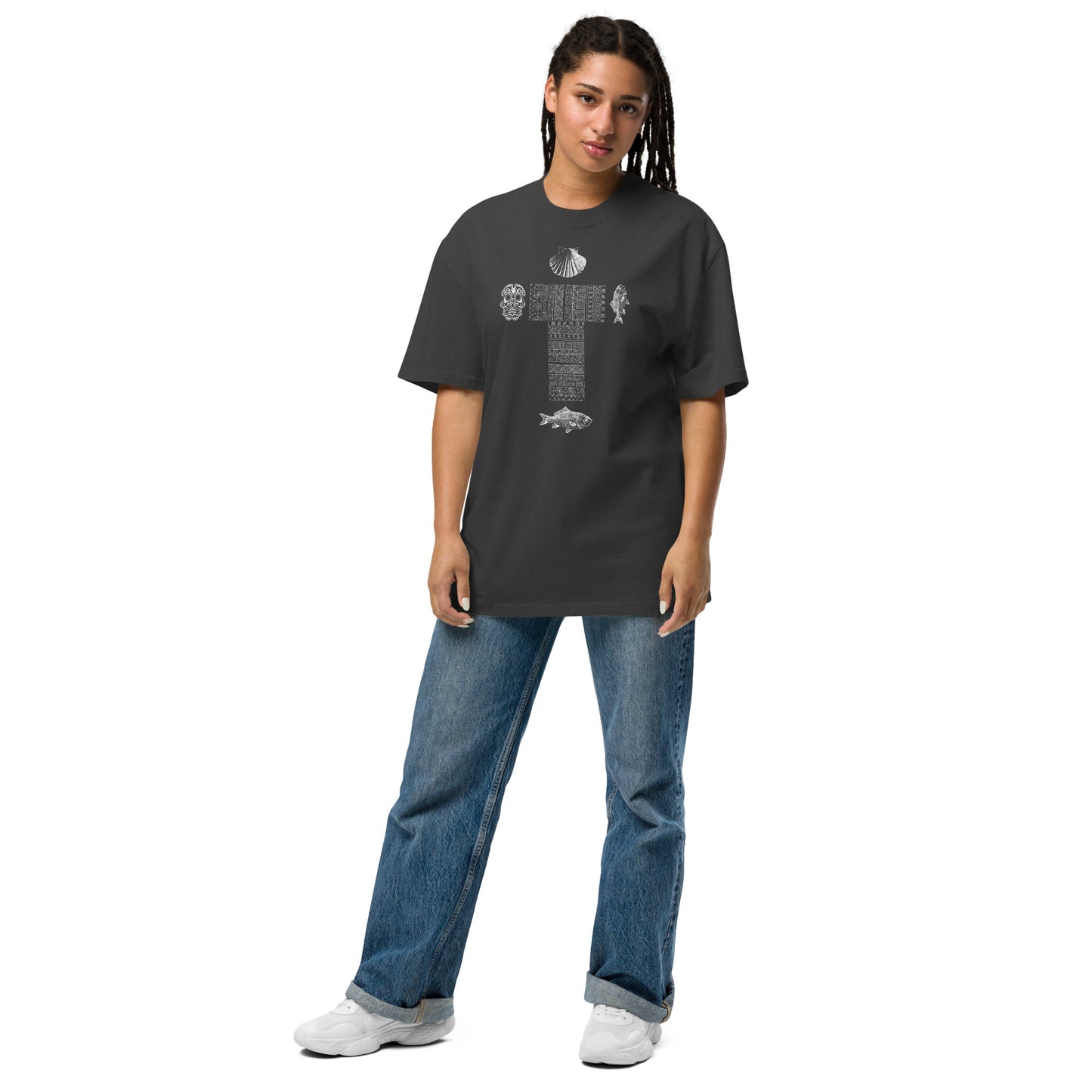 
                  
                    Oversized faded Cross t-shirt | Effortless Casual Looks
                  
                
