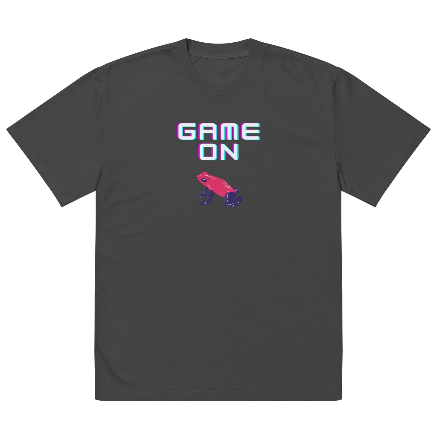 
                  
                    Game On Oversized Faded T-shirt | Gaming Quote
                  
                