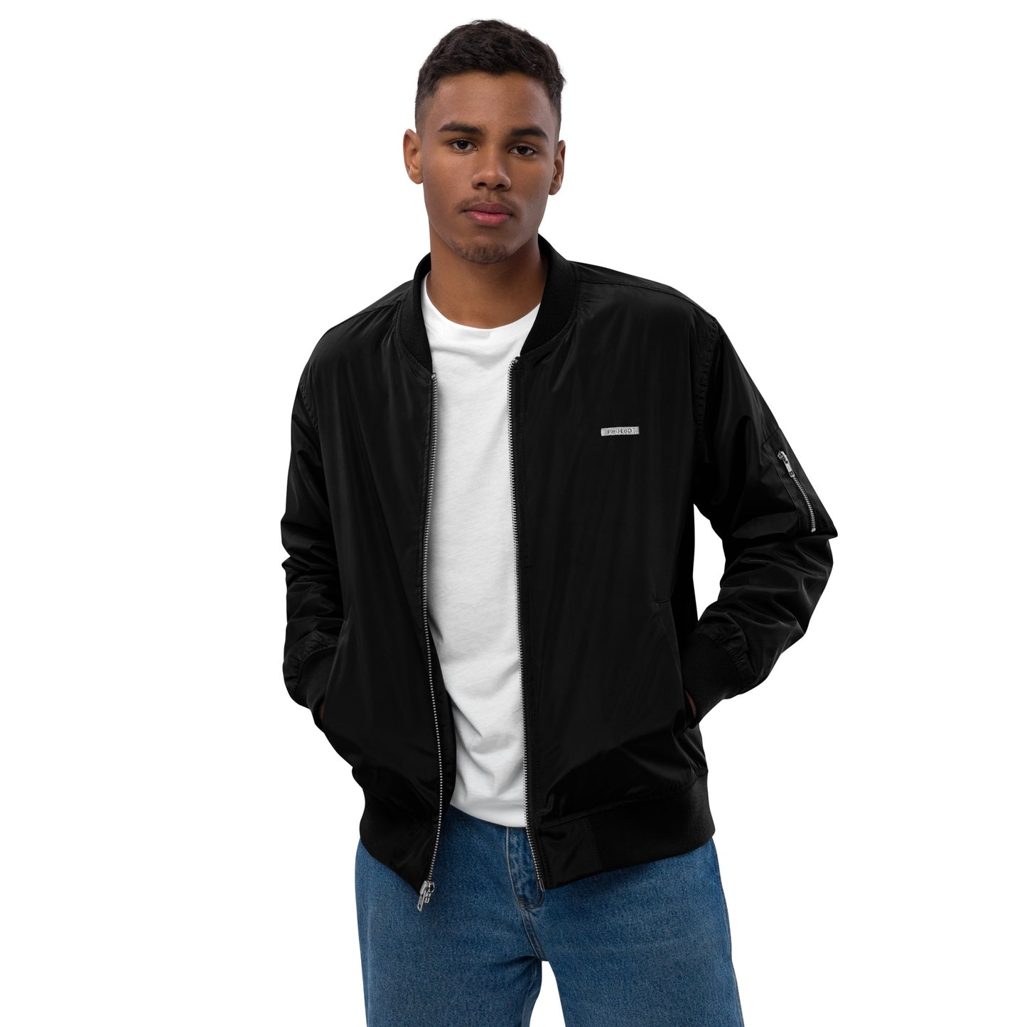 
                  
                    Premium Recycled Bomber Jacket | Sustainable Outerwear for All-Weather Comfort
                  
                