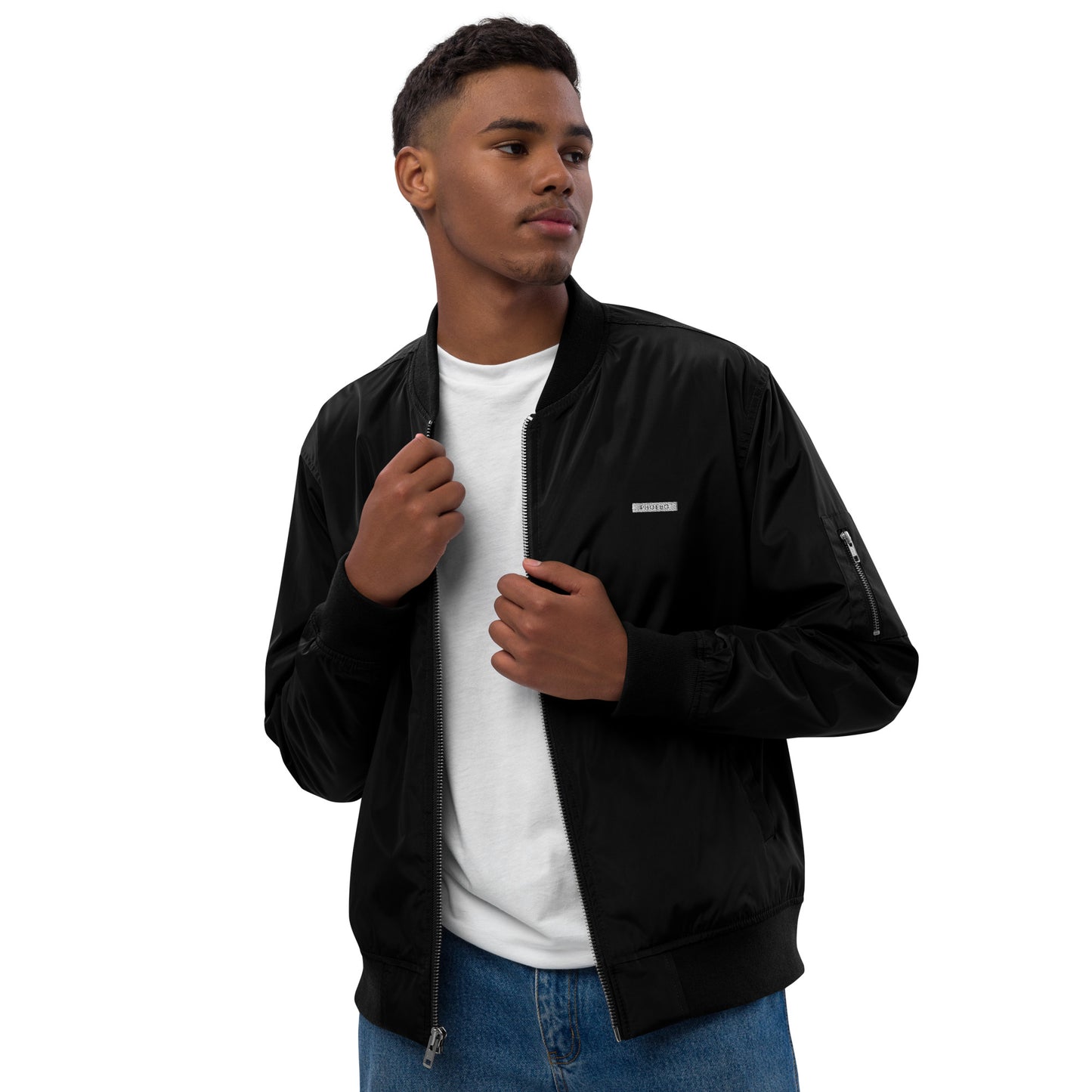 
                  
                    Premium Recycled Bomber Jacket | Sustainable Outerwear for All-Weather Comfort
                  
                