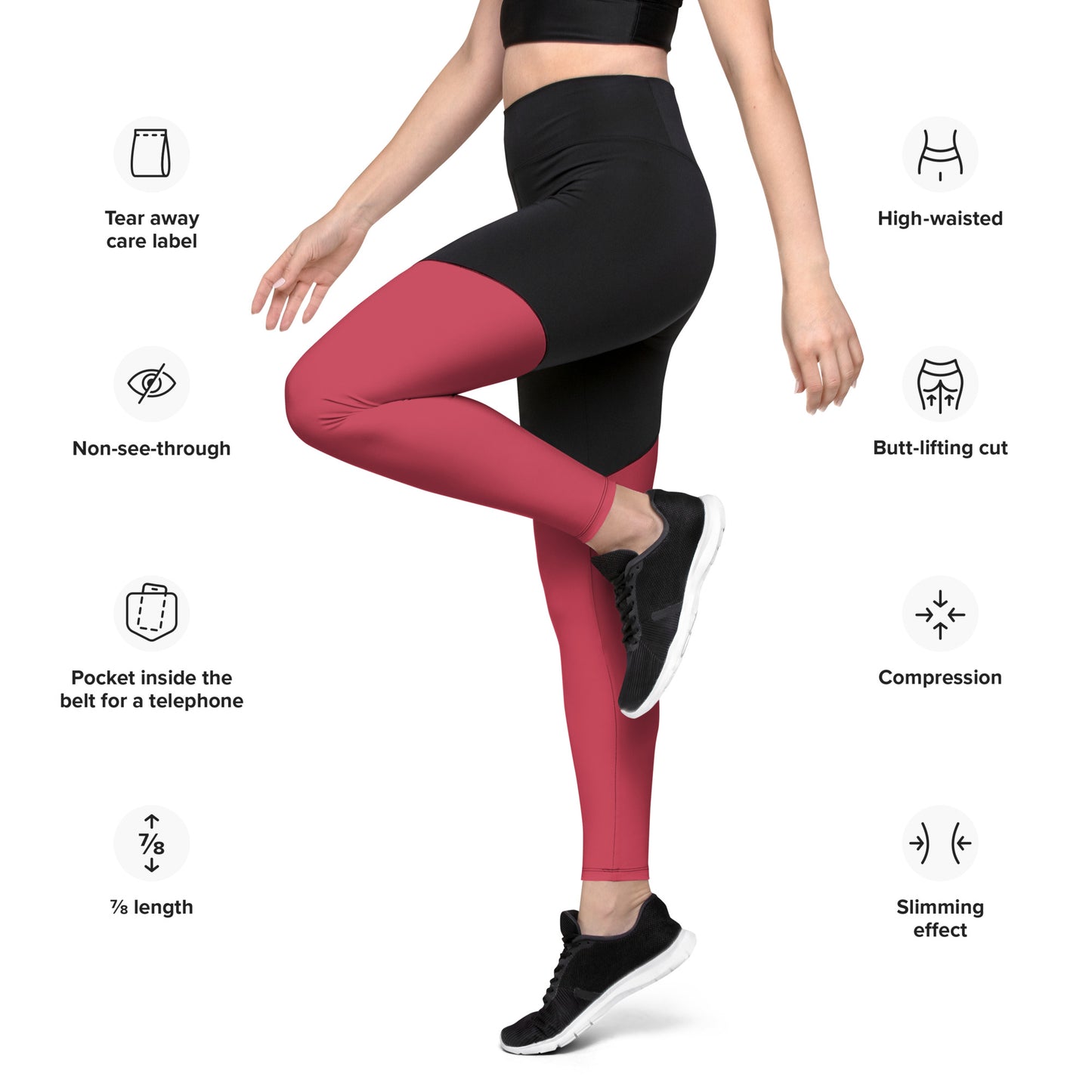 
                  
                    Vibrant Pink Sports Leggings | Stylish Activewear for Your Workout
                  
                