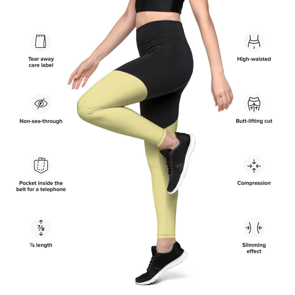 
                  
                    Vibrant Yellow Sports Leggings | Stylish Activewear for Your Workout
                  
                