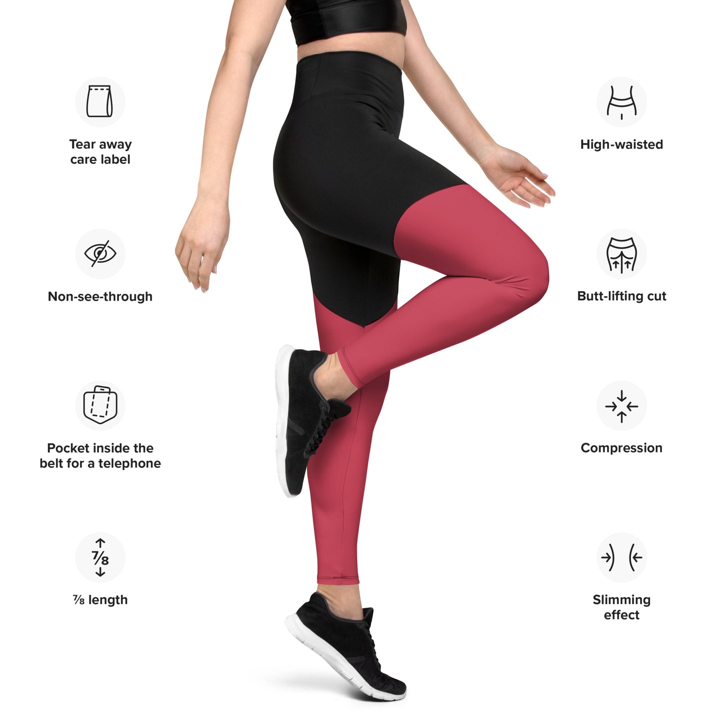 
                  
                    Vibrant Pink Sports Leggings | Stylish Activewear for Your Workout
                  
                