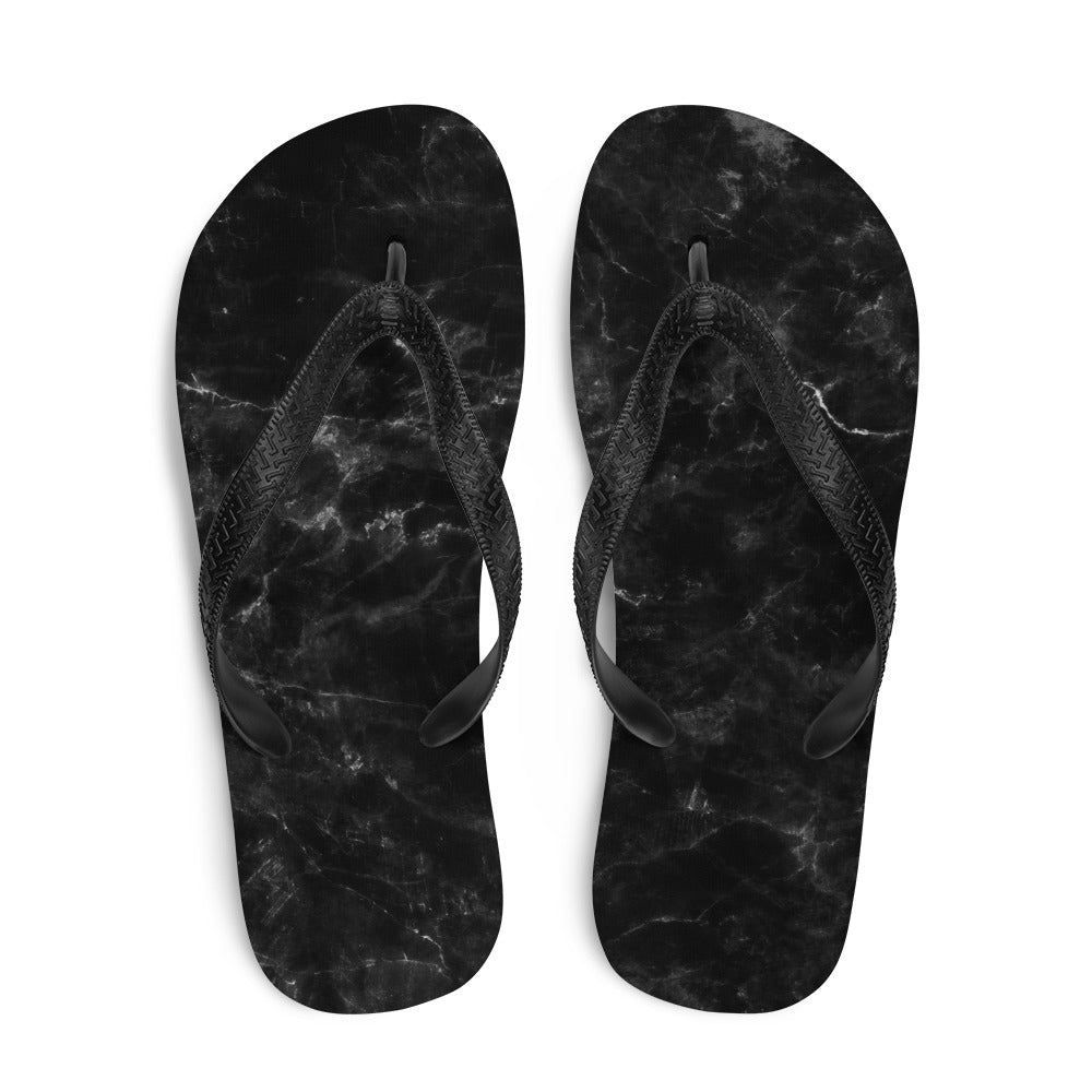 Urban Black Flip-Flops | Trendy Footwear for Everyday Style