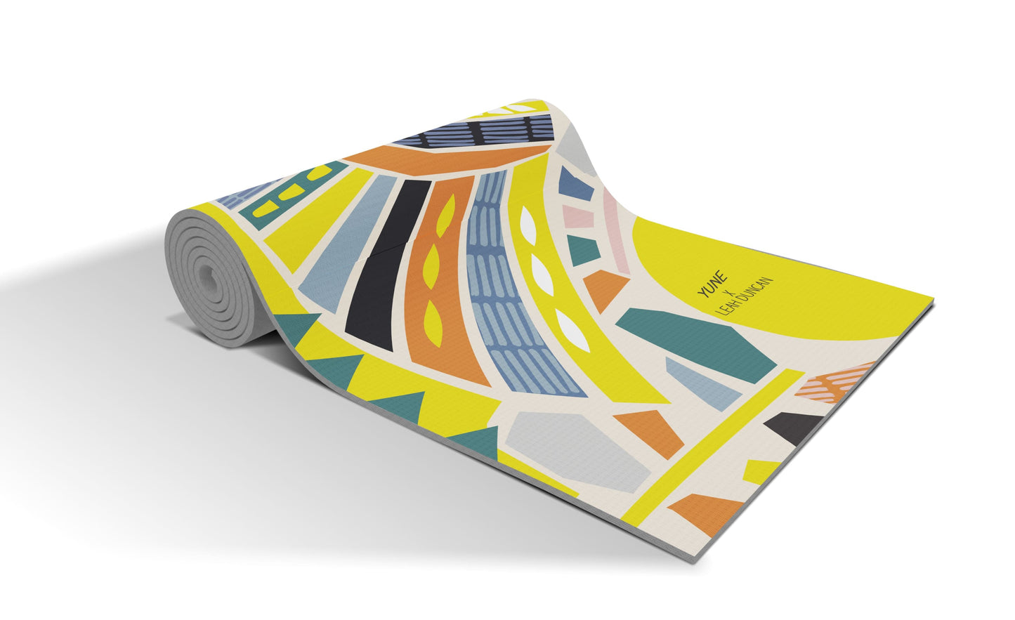 
                  
                    Vibrant Yellow Yoga Mat | Leah Duncan Bird Mat
                  
                