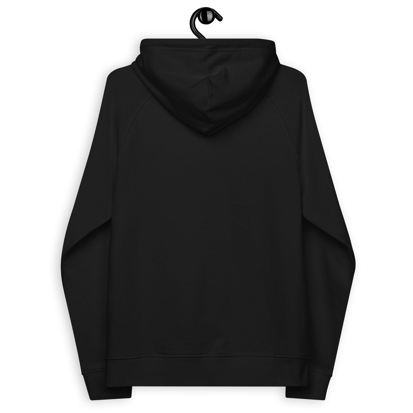 
                  
                    Black Unisex Cross Print Hoodie | Eco Raglan Hoodie
                  
                