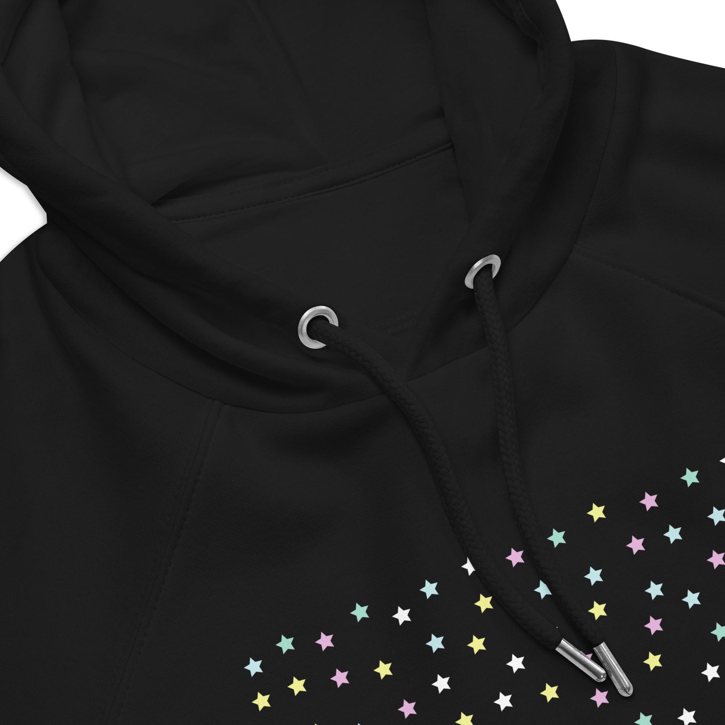 
                  
                    Unisex eco raglan hoodie | Colorful Stars Print
                  
                