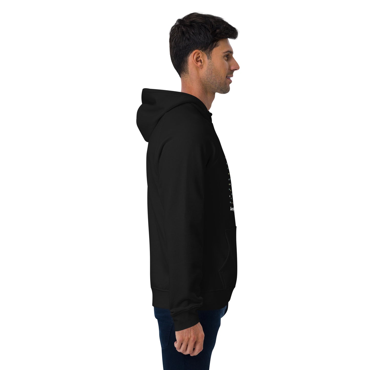 
                  
                    Colorful Stars eco raglan hoodie | Accept, Understand, Love
                  
                