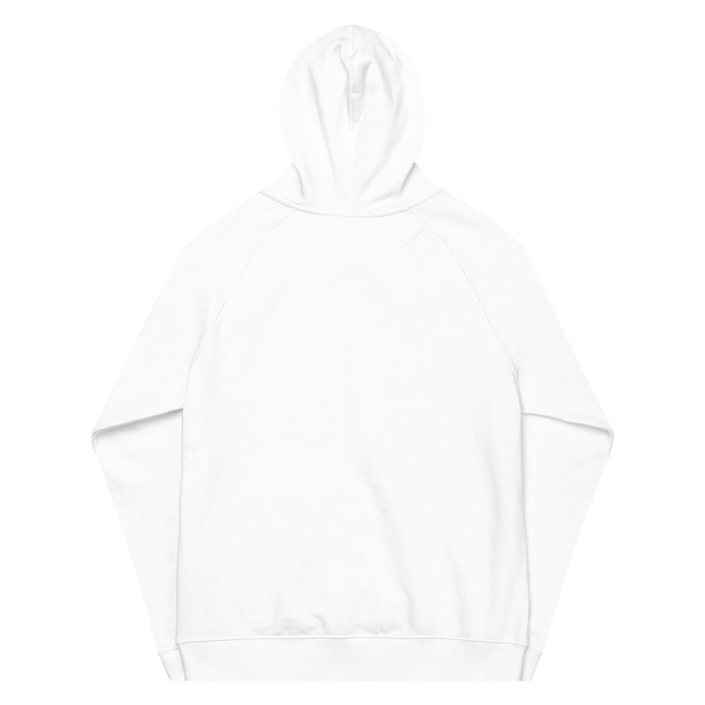 
                  
                    White Buddha Eco Raglan Hoodie | Sustainable Comfort with Inspirational Design
                  
                