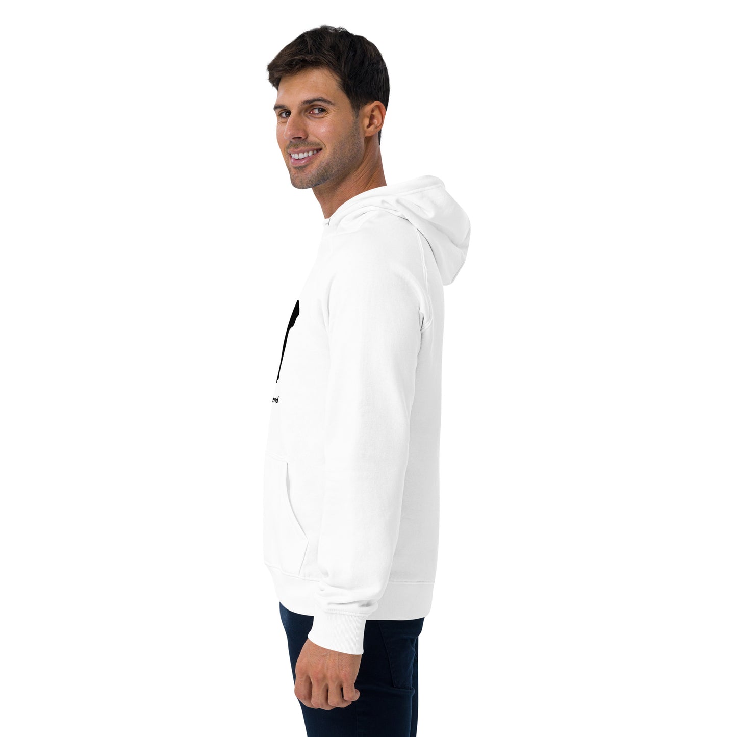 
                  
                    White Buddha Eco Raglan Hoodie | Friendly Inspirational Design
                  
                