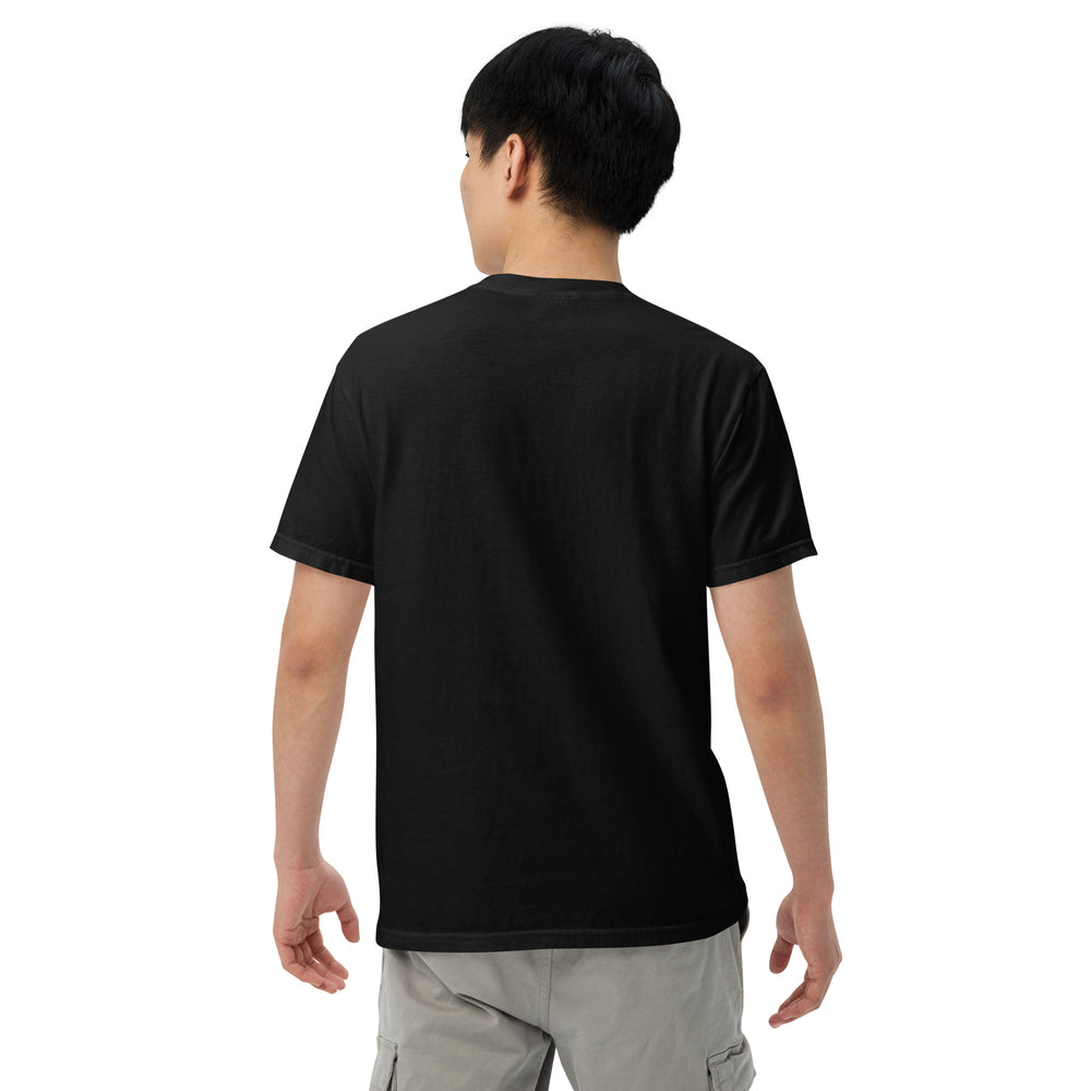 Black Garment-Dyed Heavyweight T-Shirt | Don't Think Inside the Box Quote