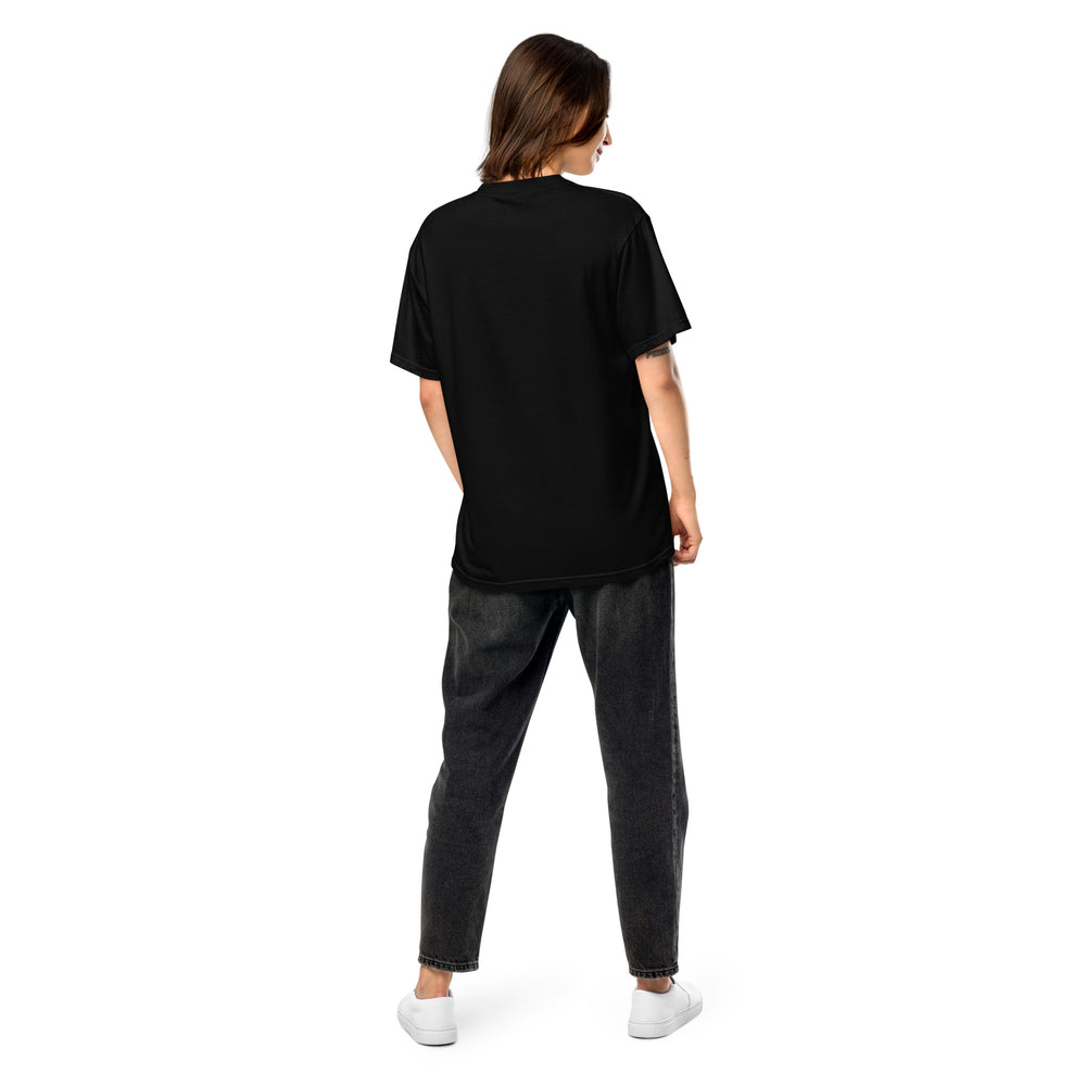 Black Garment-Dyed Heavyweight T-Shirt | Don't Think Inside the Box Quote