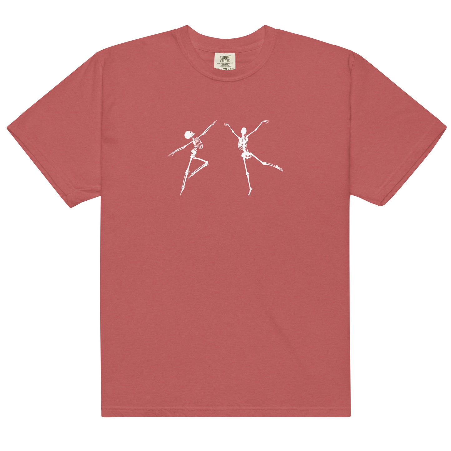
                  
                    Pink Unisex garment-dyed heavyweight t-shirt | Skeletons Print
                  
                