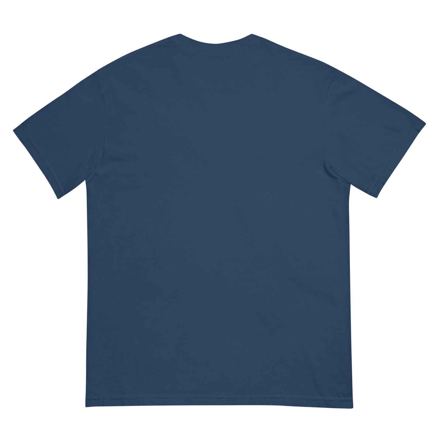 
                  
                    True Navy garment-dyed heavyweight t-shirt | White Skeleton Print
                  
                