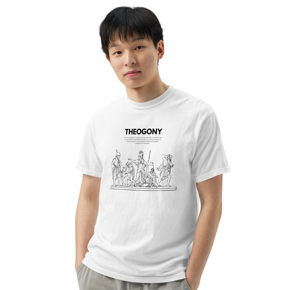 
                  
                    White Unisex Premium T-shirt | Ancient Heroes Print
                  
                