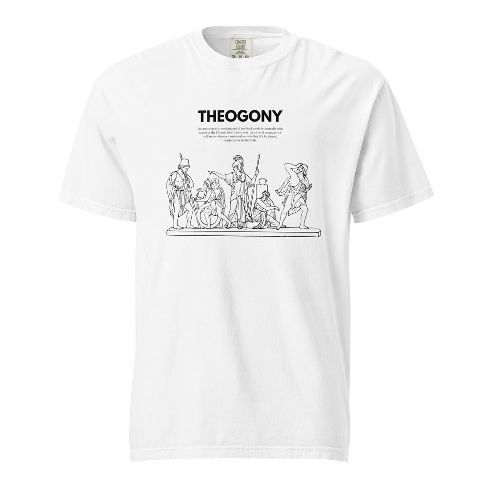 
                  
                    White Unisex Premium T-shirt | Ancient Heroes Print
                  
                