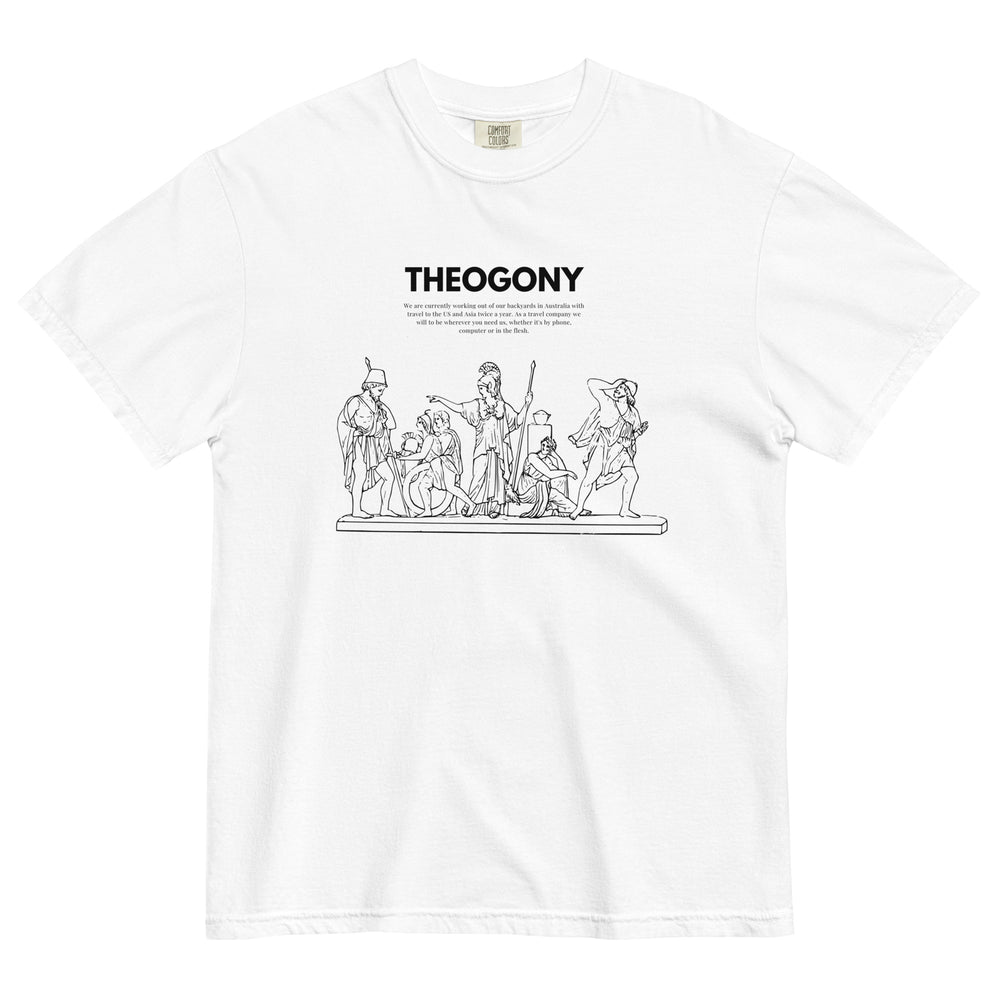 
                  
                    White Unisex Premium T-shirt | Ancient Heroes Print
                  
                