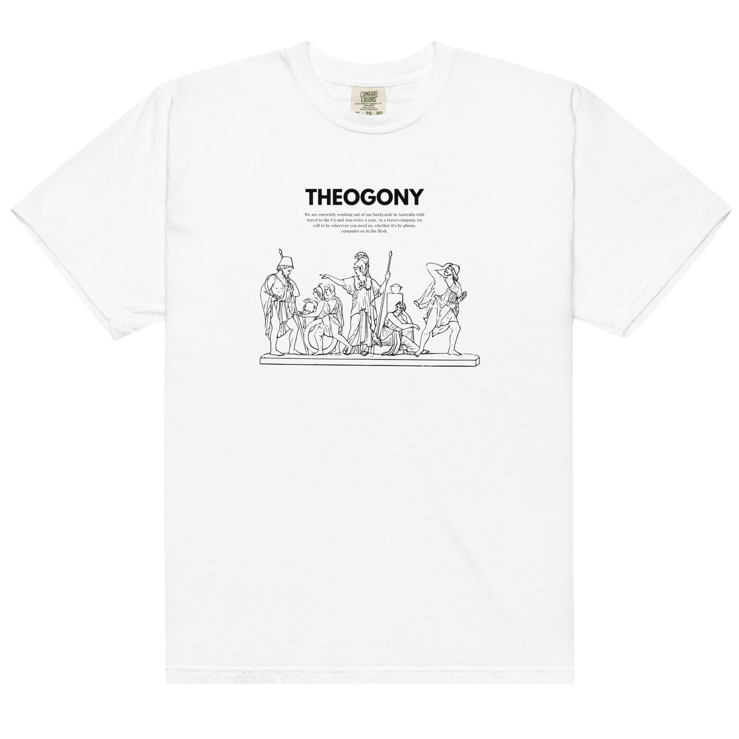 
                  
                    Greek Thinkers Garment-dyed T-shirt | Mythical Heroes Print
                  
                