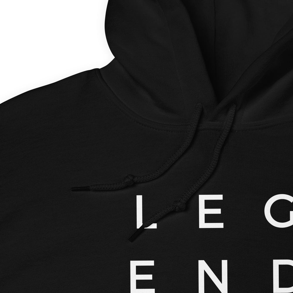 
                  
                    Legendary Unisex Hoodie | Cross, Skull, Fish, and Shell Print
                  
                