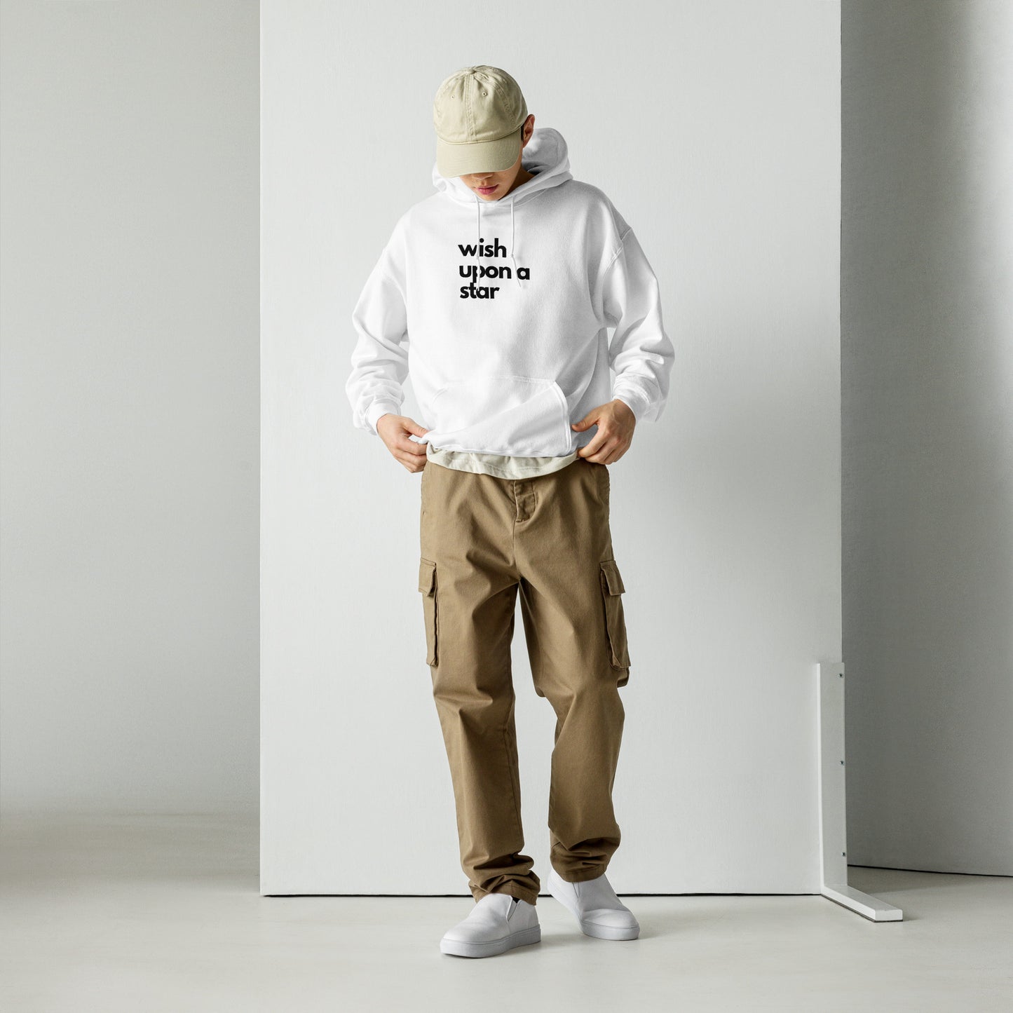 
                  
                    Wish Upon A Star Hoodie | White Unisex Hoodie
                  
                