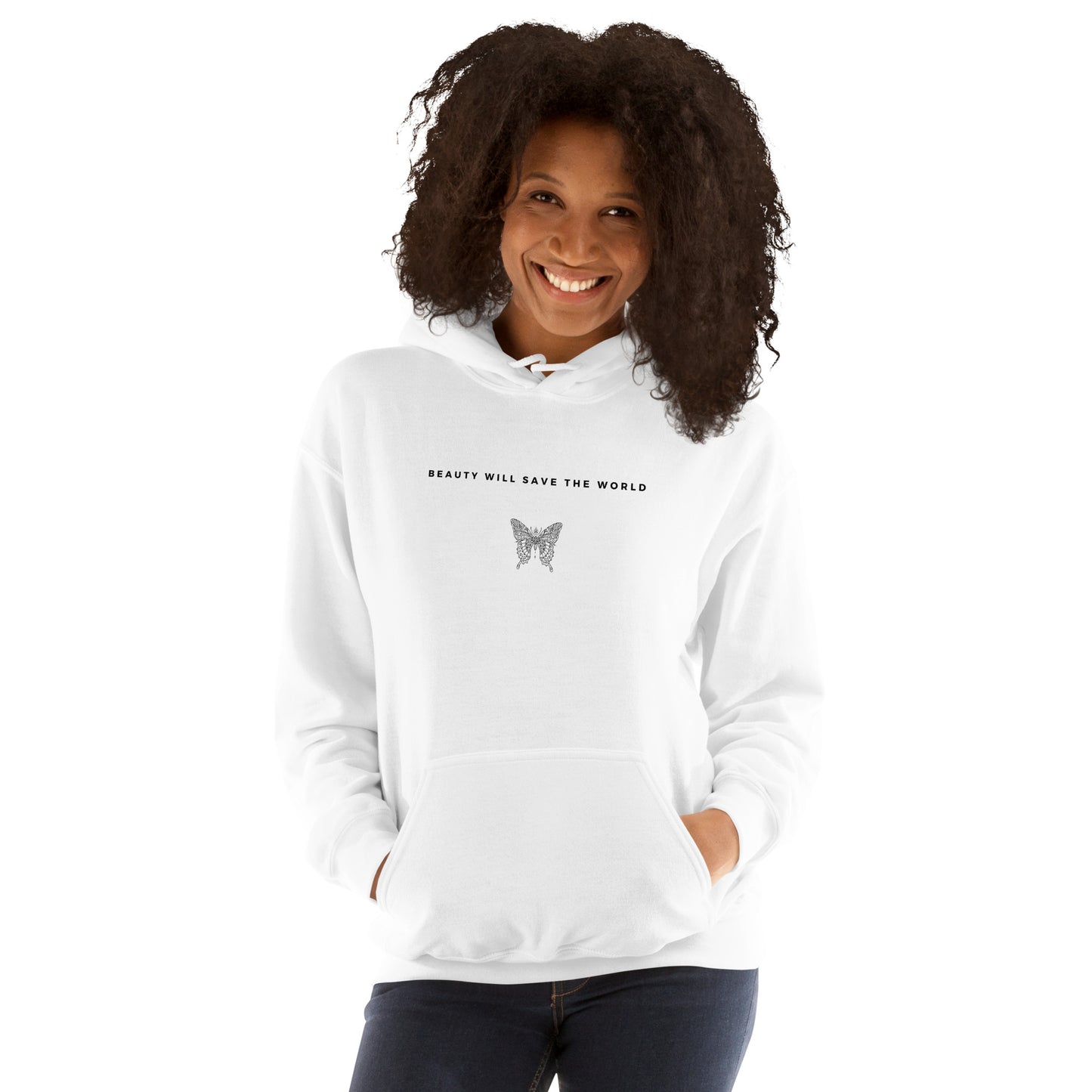 
                  
                    Beauty Will Save The World Hoodie | Soft Fleece Comfort
                  
                