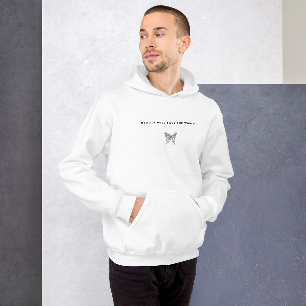 
                  
                    Beauty Will Save The World Hoodie | Soft Fleece Comfort
                  
                