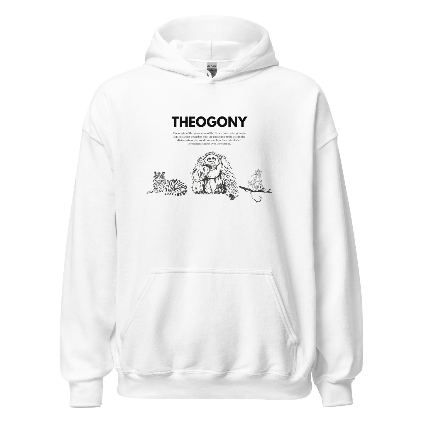 
                  
                    Classic Unisex Hoodie | THEOGONY Text Print
                  
                
