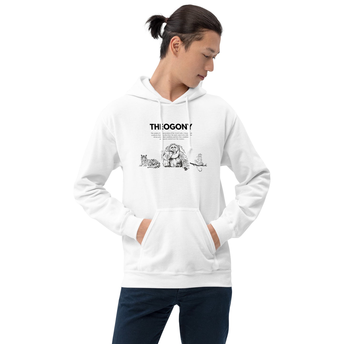 
                  
                    Classic Unisex Hoodie | THEOGONY Text Print
                  
                