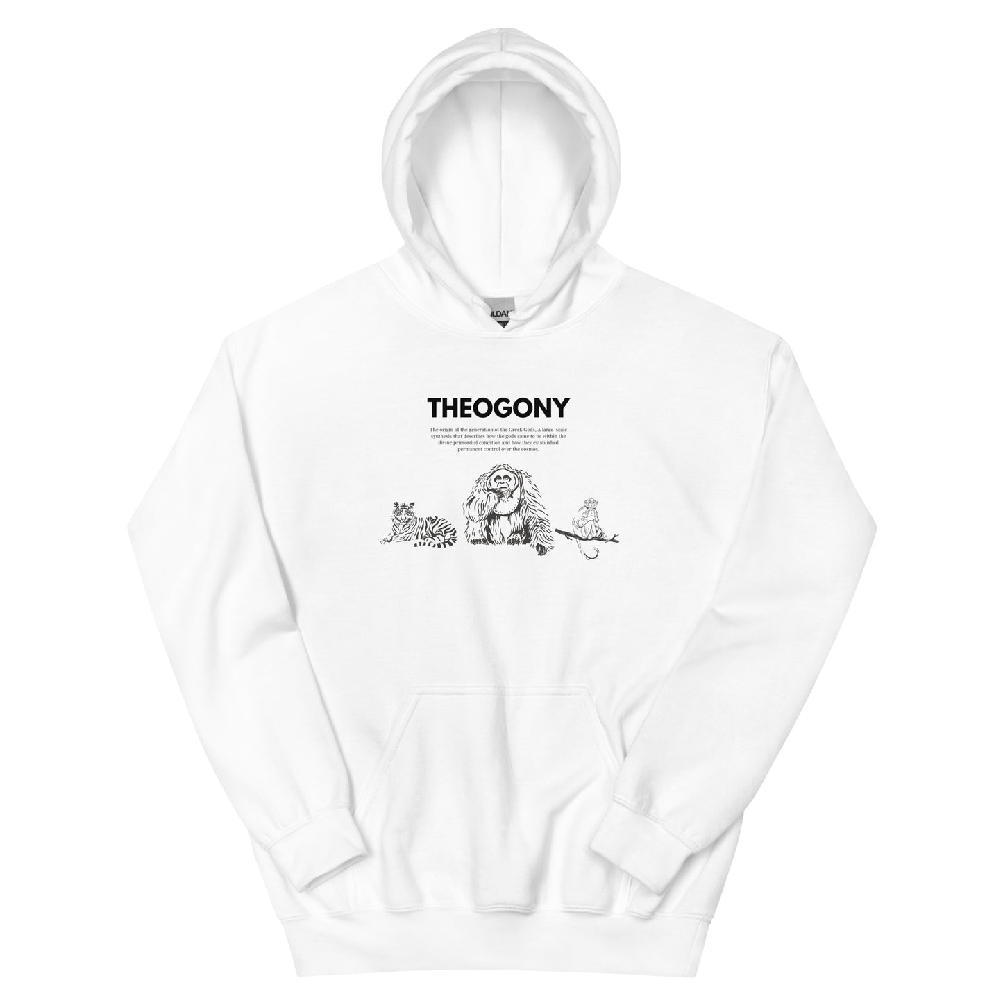 
                  
                    White Unisex Hoodie Jungle Print | Smooth and Stylish
                  
                